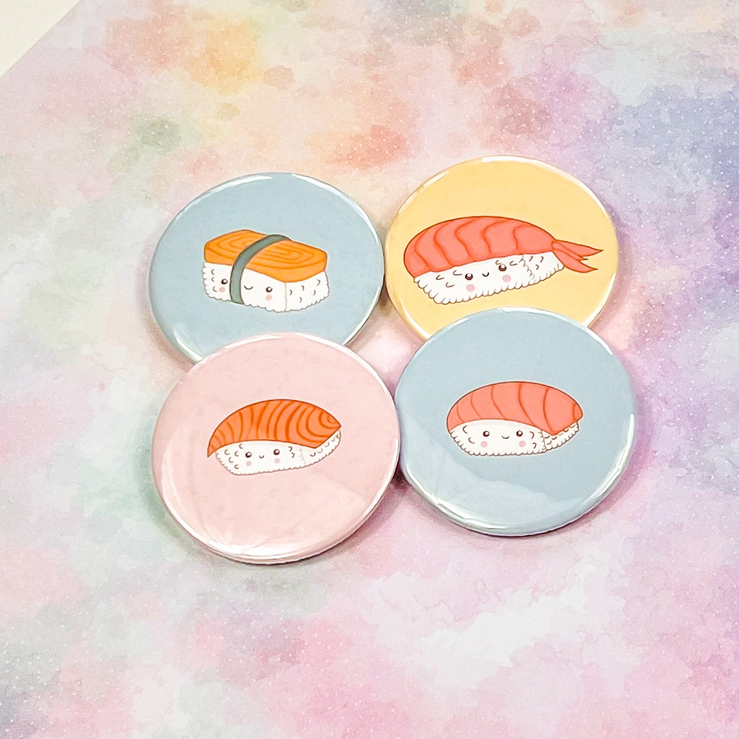 Sushi buttons set 56 mm
