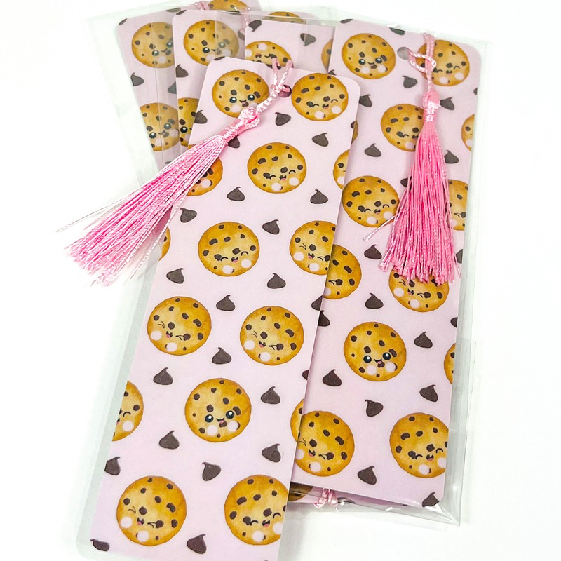 Choco chip cookie bookmark