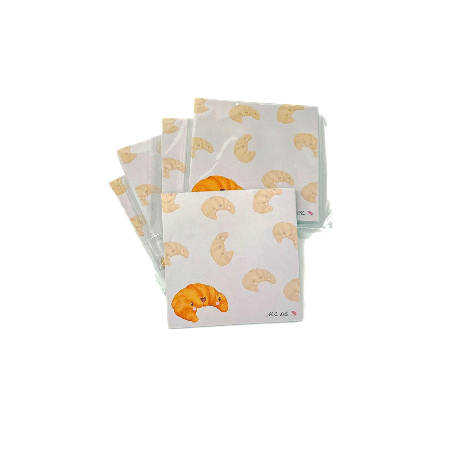 Croissant sticky notes