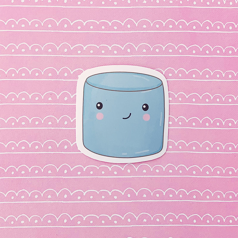 Blue Marshmallow Single Sticker