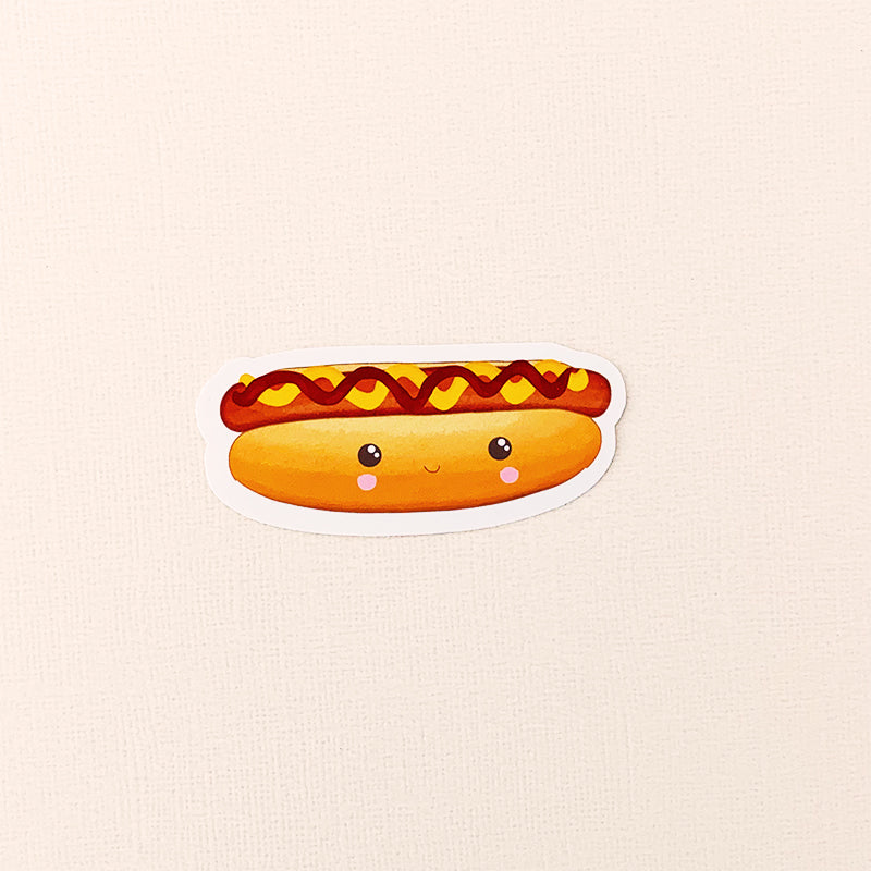 Hot Dog Single Sticker