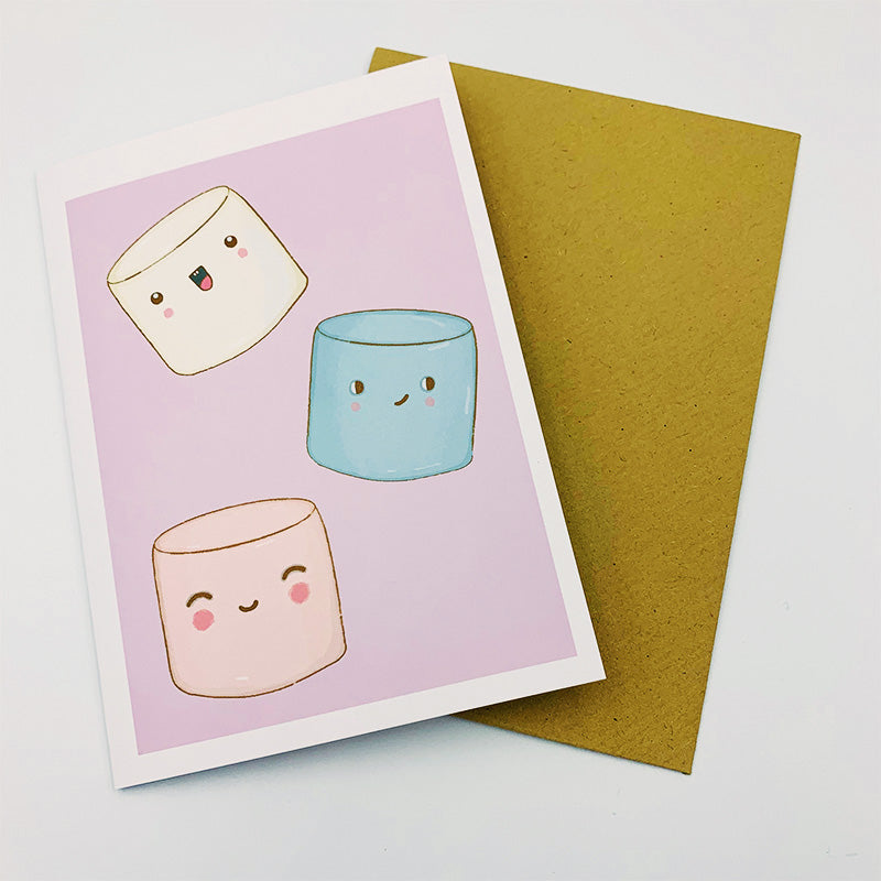 Marshmallow Pink Greeting Card