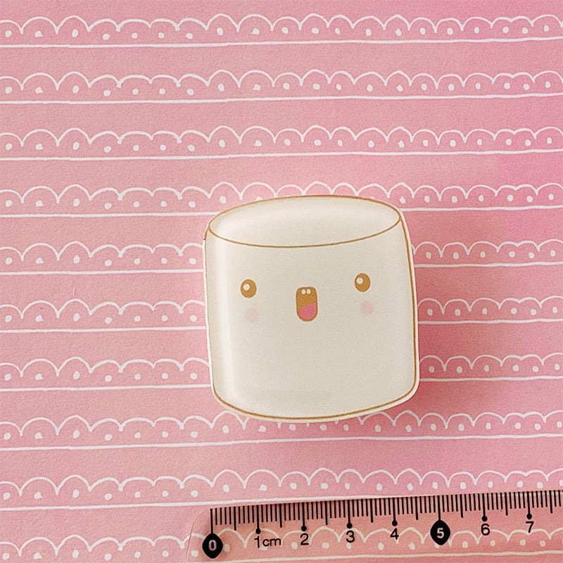 Marshmallow acrylic phone grip