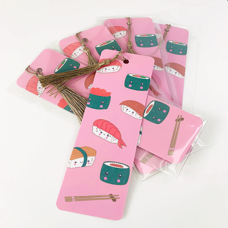 Sushi pink bookmark