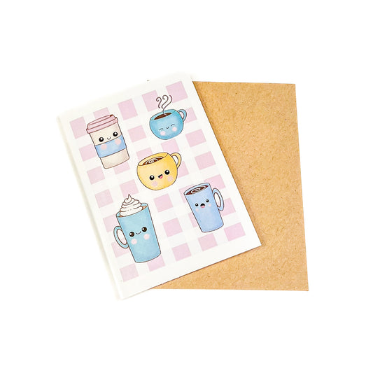 Cups & Mugs Greeting Card