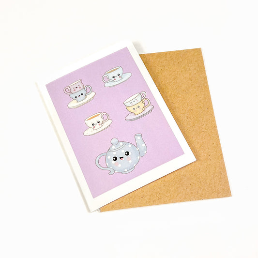 High tea Greeting Card