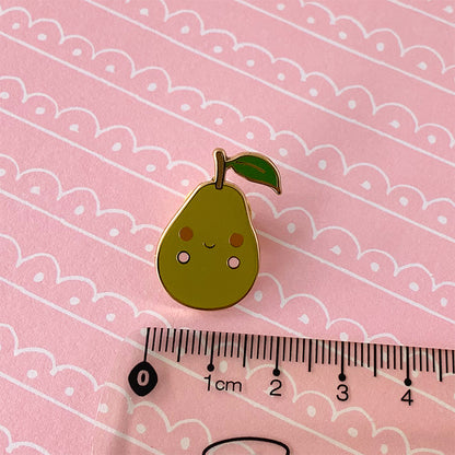 Pear-fect enamel pin
