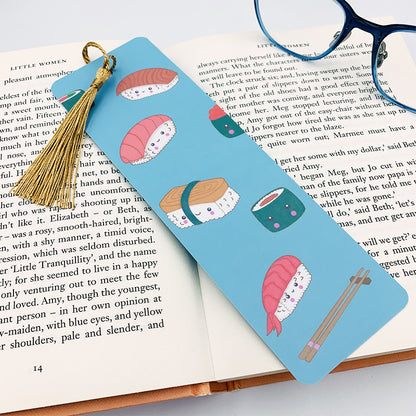 Sushi blue bookmark