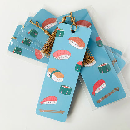 Sushi blue bookmark