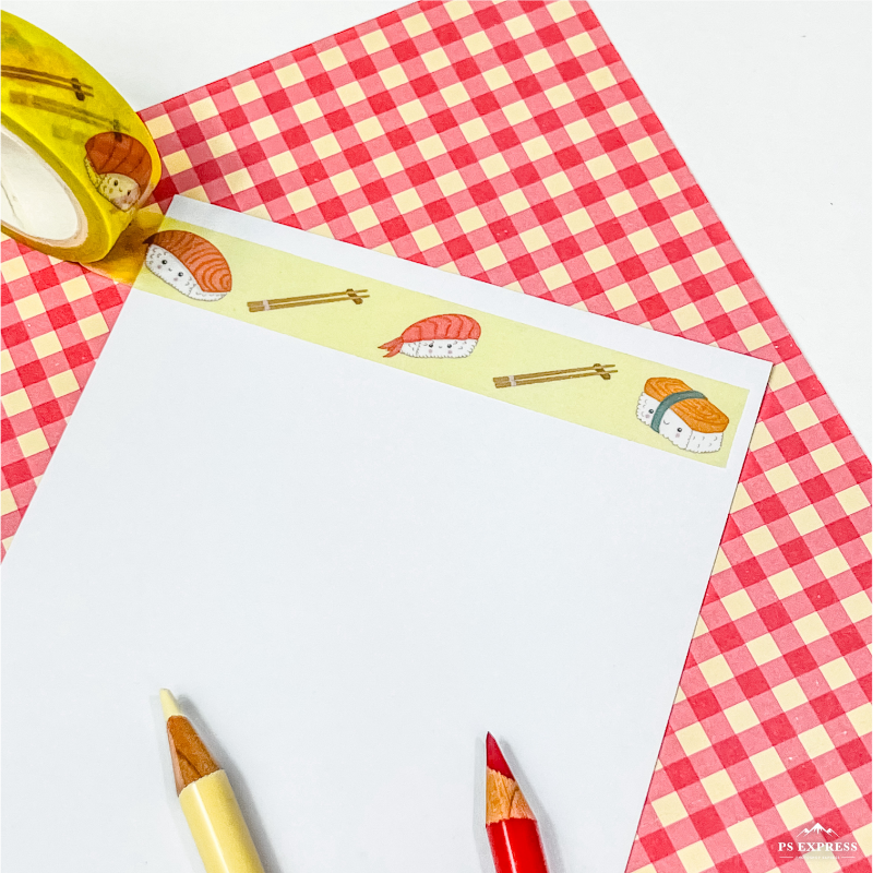 Sushi washi tape